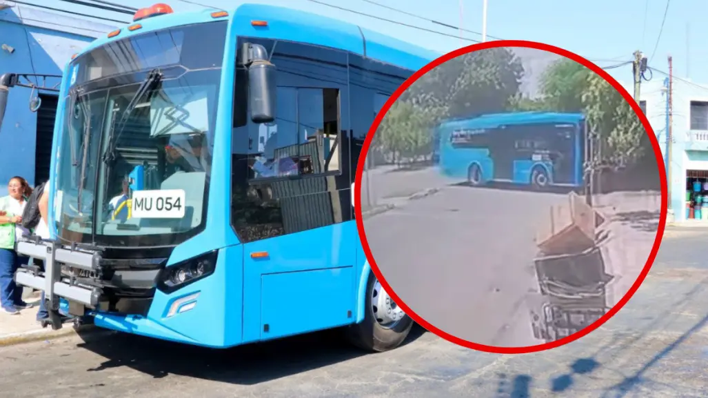 Chofer de Va y Ven huye tras atropellar a joven en el sur de Mérida