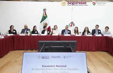 Secretarios de Seguridad Pública se reúnen para reforzar cooperación federal-estatal