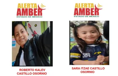 Buscan a dos hermanos desaparecidos en Toluca; activan Alerta Amber