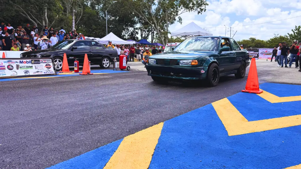 Xmatkuil estrena arrancódromo, 402 metros de adrenalina con seguridad