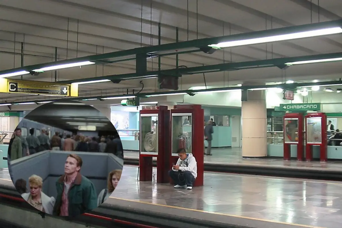 Nueva exposición en el Metro Chabacano de una película de Hollywood. Foto: Canva