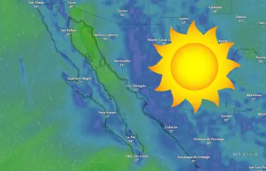 Clima en BCS HOY lunes: calor extremo de hasta 40°C y tormentas en la sierra