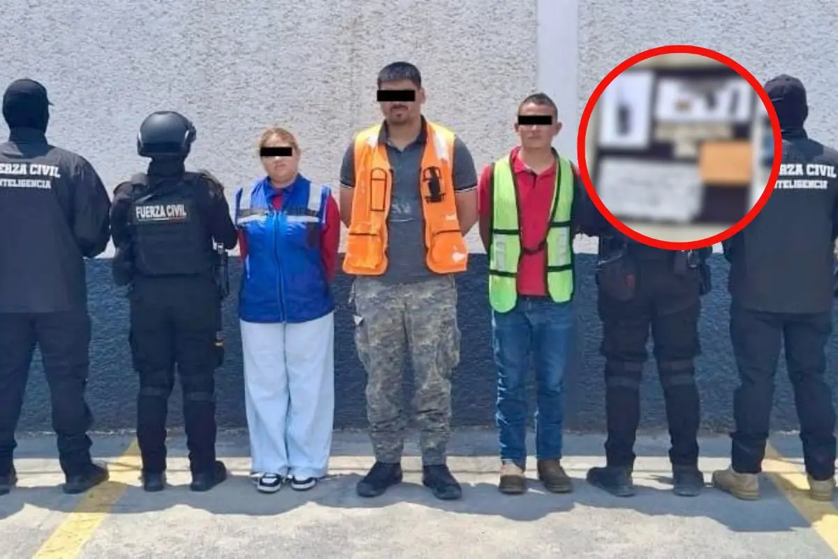 Los detenidos fueron identificados como Joaquín “N”, de 28 años, Judith “N” y Jorge “N”, de 31 años.