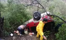 Accidente vial deja cinco lesionados en Iturbide, Nuevo León