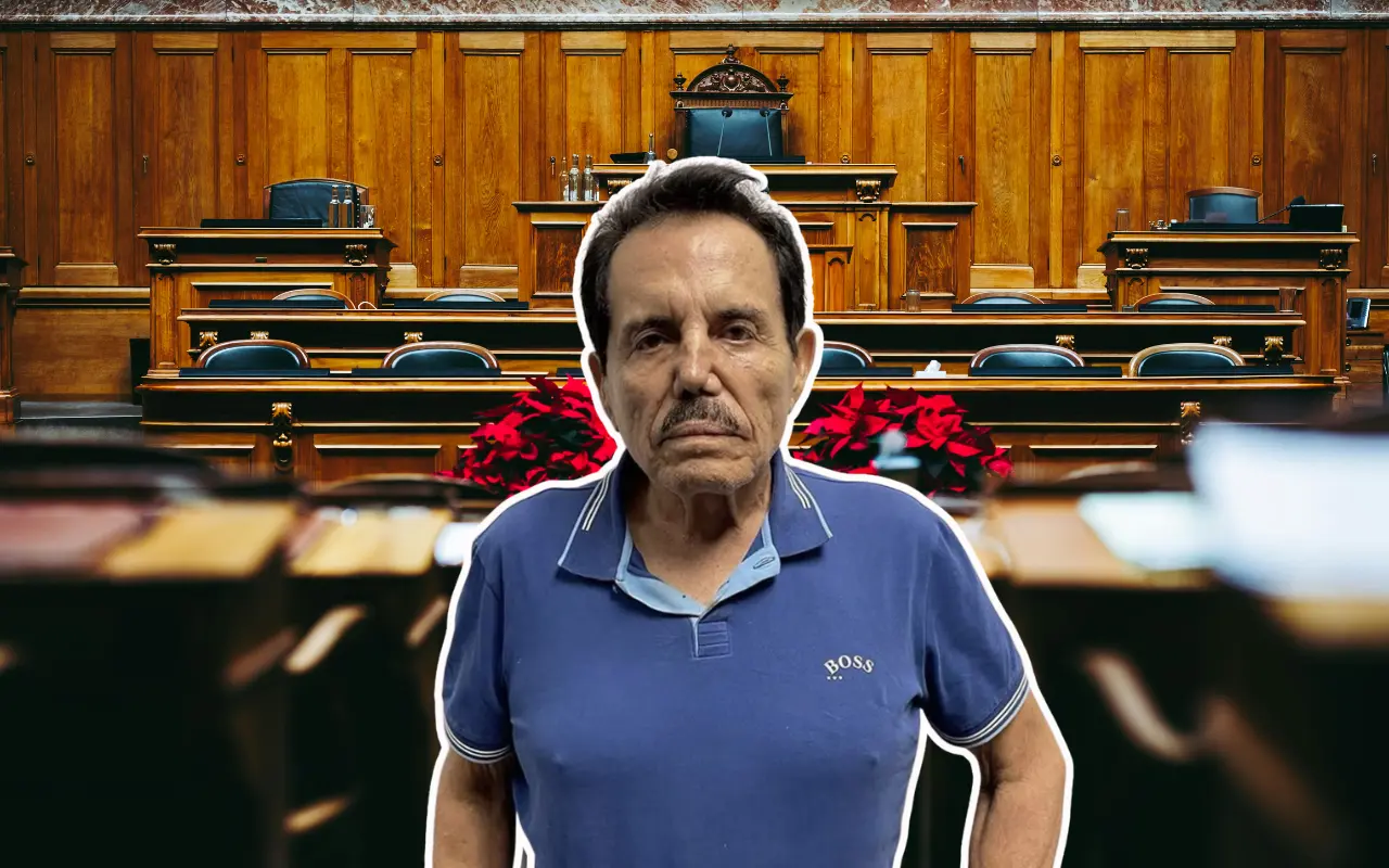 Ismael El Mayo Zambada y corte estadounidense. Foto: Canva / X (@ioangrillo)