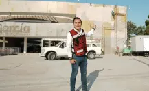 Manuel Guerra Cavazos supervisa trabajos y entrega de equipo para el municipio de García