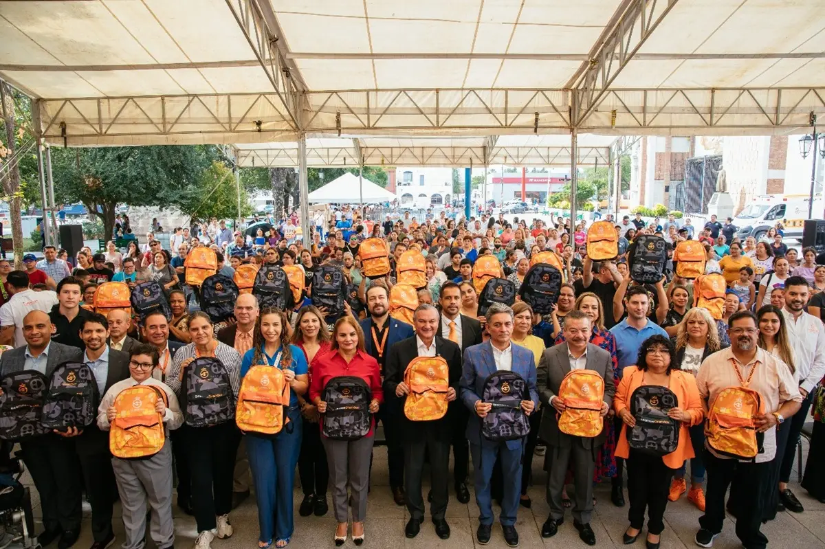 El Municipio de Guadalupe arrancó el programa “Crecemos con todo en la mochila”. Foto: Gobierno de Guadalupe