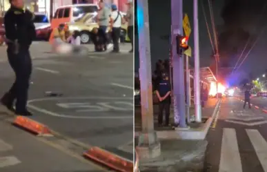 VIDEO | Vecinos queman auto de mujeres que atropellaron y mataron a un hombre en Coyoacán
