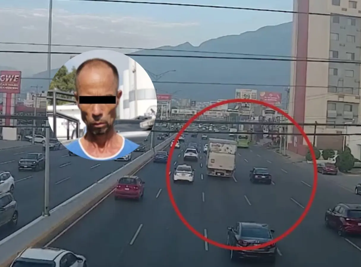 El presunto responsable fue trasladado a las instalaciones de la Policía de Monterrey, donde quedó a disposición del Ministerio Público para que se le determine su situación legal. Foto: Policía de Monterrey/Canva.
