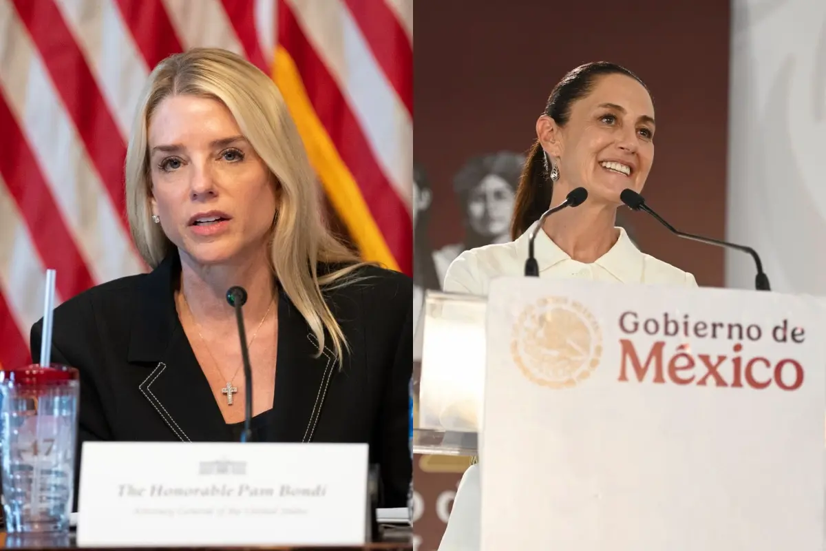Pamela Bondi y Claudia Sheinbaum Foto: X(Twitter) @AGPamBondi/@Claudiashein