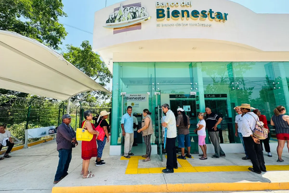 Las pensiones que paga el gobierno federal se realizan por medio del Banco del Bienestar. Foto: Gobierno de México