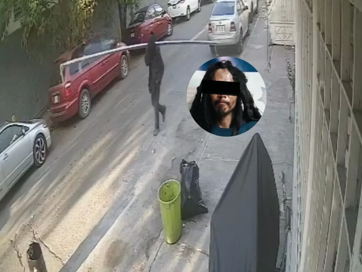 El presunto responsable fue puesto a disposición del Ministerio Público y se espera que enfrente cargos por el robo y amenazas cometidas durante el asalto. Foto: Canva/Policía de Guadalupe.