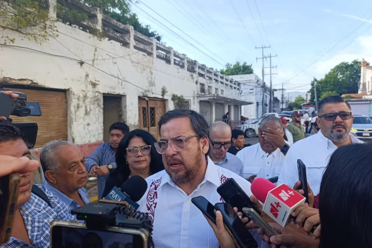 Este lunes, el secretario de educación en Tamaulipas habló sobre el estado de las escuelas para este regreso a clases de nivel básico en Tamaulipas. Foto: Victoria Jiménez