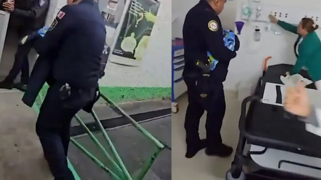 VIDEO | Bebé recién nacida es abandonada en baños del Metro UAM y rescatada por policías