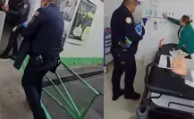 VIDEO | Bebé recién nacida es abandonada en baños del Metro UAM y rescatada por policías