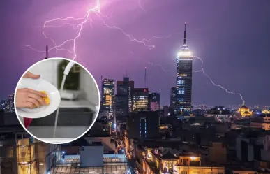 Rayos en CDMX: Por qué bañarse o lavar trastes durante una tormenta es peligroso