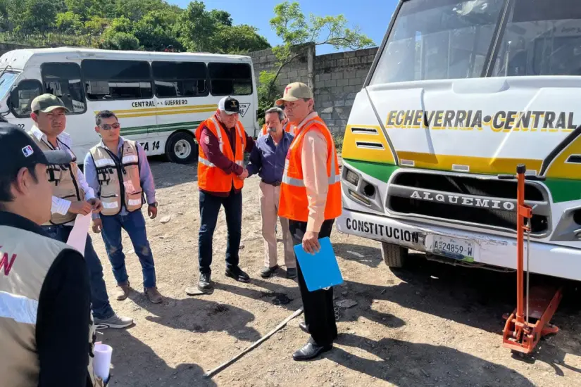 Supervisiones realizadas por la autoridad estatal al transporte público. Foto: Carlos García