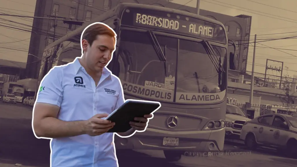 César Garza Arredondo pide mejoras de transporte público en Apodaca tras denuncias