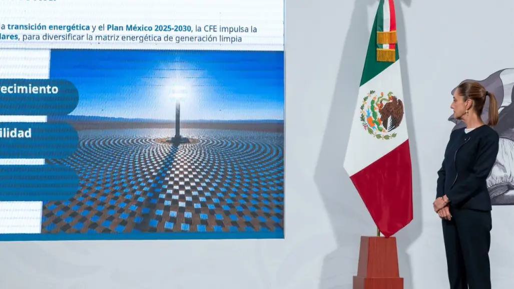 Claudia Sheinbaum anuncia planta termosolar en Baja California Sur: energía limpia para 200 mil hogares