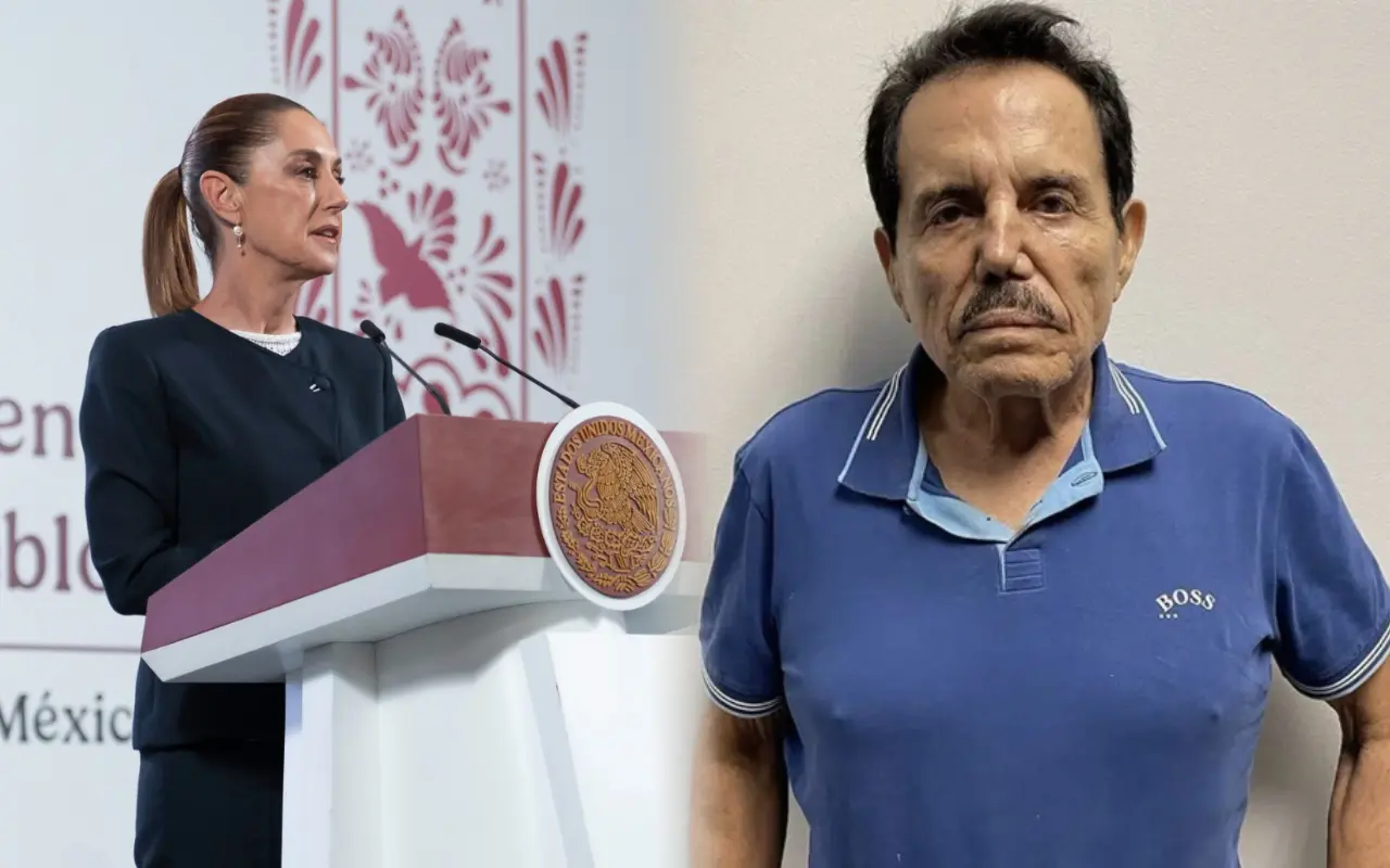 Claudia Sheinbaum y El Mayo Zambada. Foto: Presidencia de la República / X (@ioangrillo)