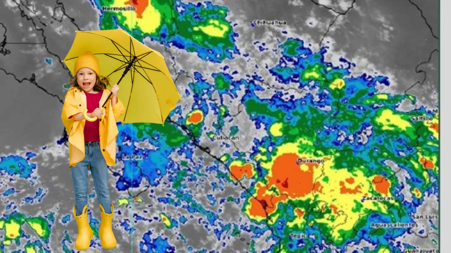 Se esperan lluvias en gran parte del territorio del estatal según la Conagua. Foto: Especial.