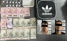 Detienen a dos hombres por posesión de droga en Santiago, Nuevo León
