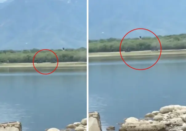 Jóvenes graban el momento exacto de tiroteo en presa de Linares I VIDEO