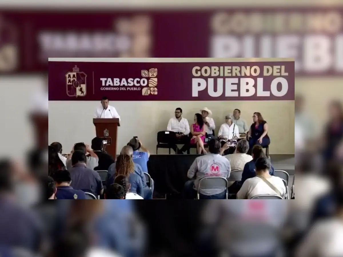 El gobernador de Tabasco, Javier May Rodríguez, informó sobre el fallecimiento del empresario Martín Alberto Medina Sonda quien fue encontrado sin vida en su celda.- Fuente Televisión Tabasqueña