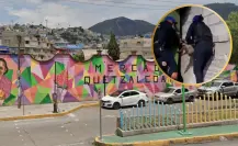 VIDEO | Policías de la SSC CDMX rescatan a perrito disfrazado de Santa Claus atorado entre paredes