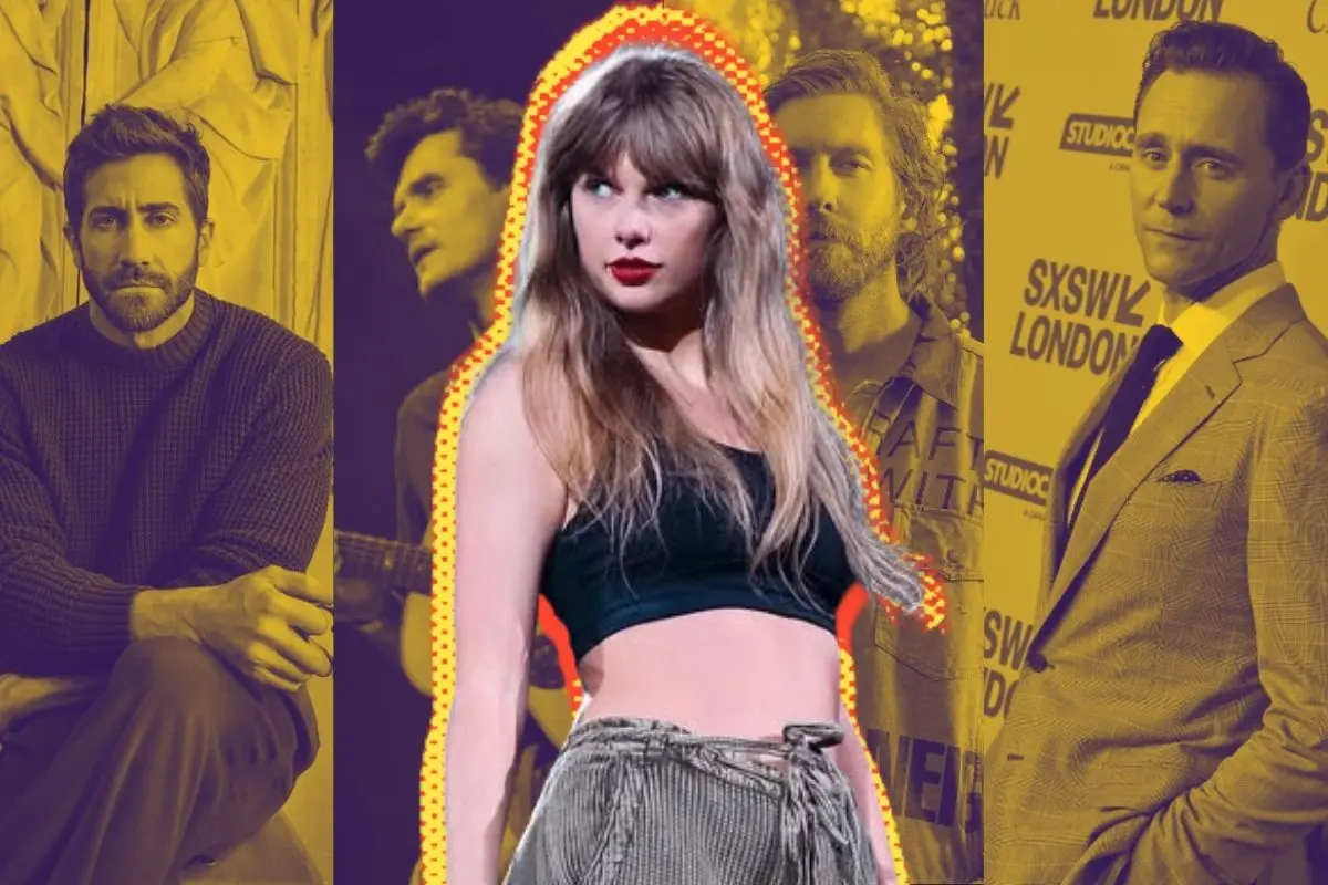 Taylor Swift se acaba de comprometer con el jugador de la NFL, Travis Kelce. FOTO: CANVA/IG: @taylorswift, @twhiddleston, @calvinharris, @johnmayer y @jakegyllenhaal