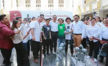 Alumnos de robótica en Tamaulipas se unen al trend Ojitos Mentirosos