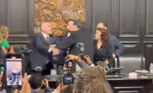 Alito Moreno y Gerardo Fernández Noroña se van a los golpes durante sesión del Senado | VIDEO