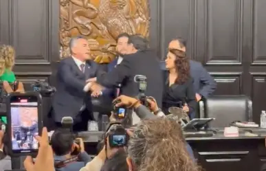 Alito Moreno y Gerardo Fernández Noroña se van a los golpes durante sesión del Senado | VIDEO