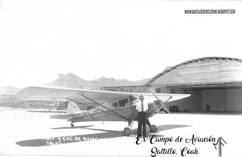 Campo de aviación en Saltillo / Foto: Saltillo del recuerdo 