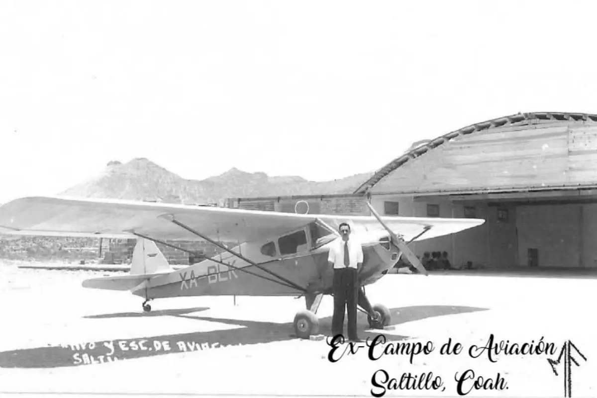 Ex campo de aviación en Saltillo / Foto: Saltillo del Recuerdo
