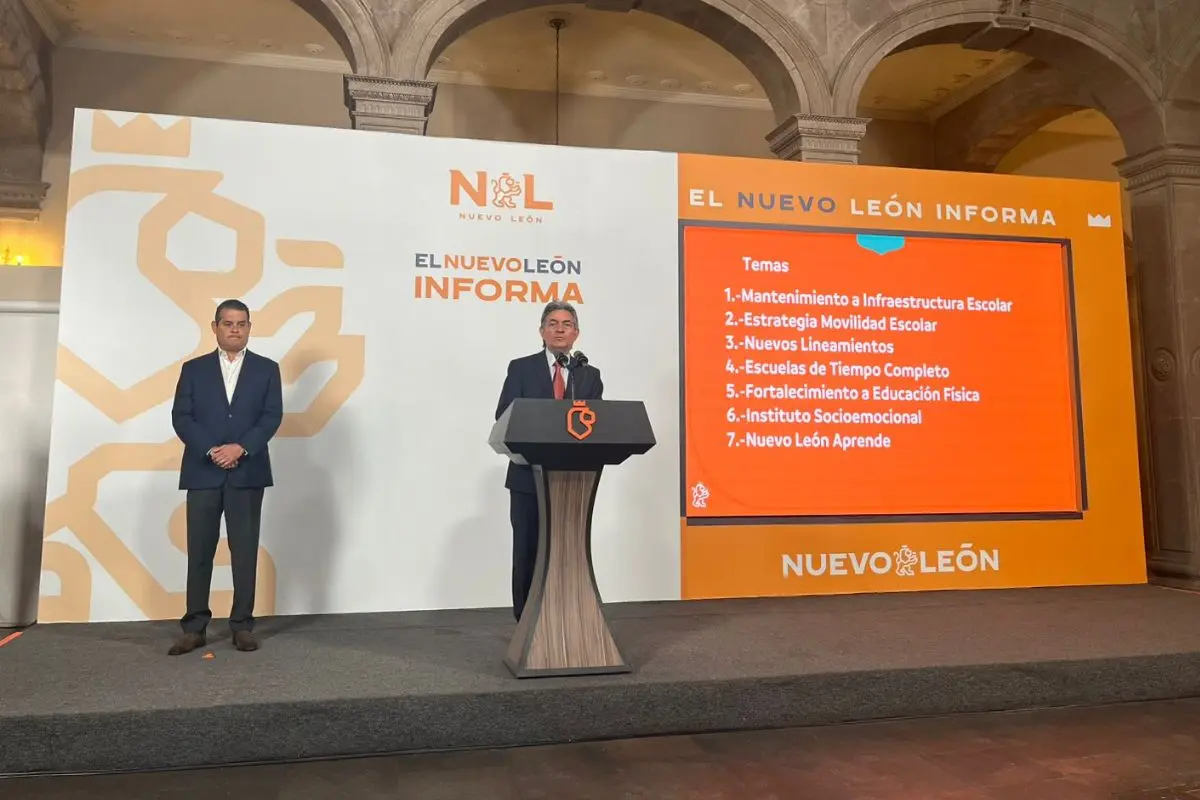 Nuevo León Informa en Palacio de Gobierno Foto: Gobierno de Nuevo León