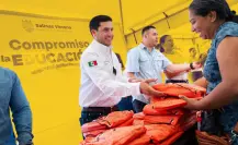 Raúl Cantú arranca entrega de más de 15 mil kits escolares gratuitos en Salinas Victoria