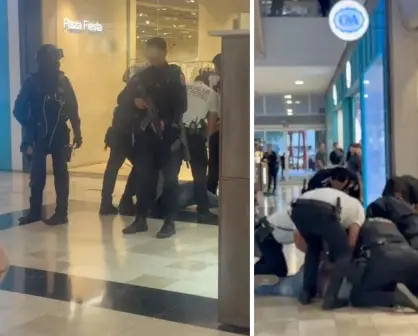 Atrapan a ladrón en Plaza Fiesta San Agustín en San Pedro I VIDEO