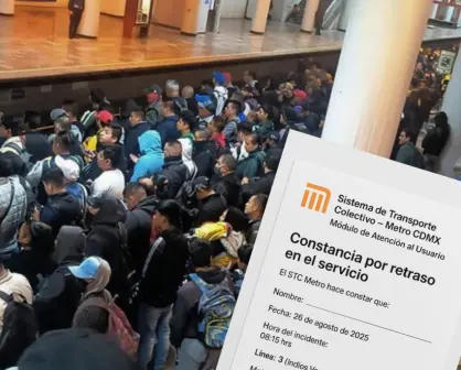 ¿Llegaste tarde por el Metro CDMX? Así puedes pedir un justificante de retraso para tu trabajo o escuela