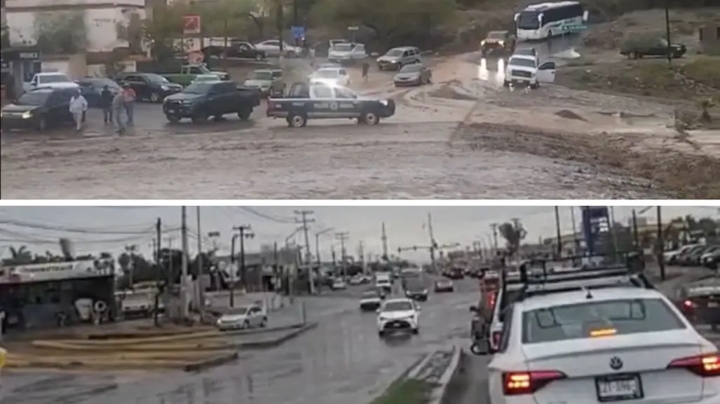 Lluvias de este martes provocan crecida de arroyos en La Paz y causan caos vial