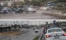 Lluvias de este martes provocan crecida de arroyos en La Paz y causan caos vial