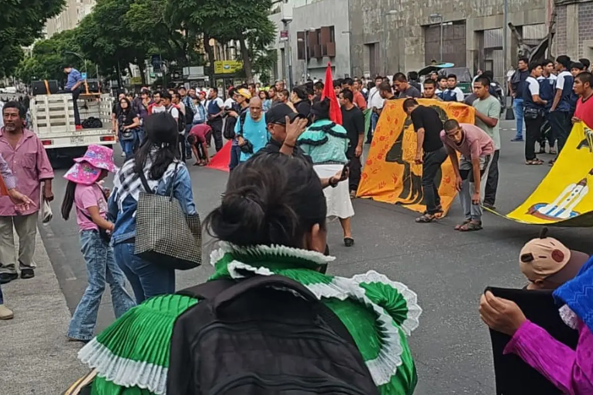 Marcha en CDMX. Foto: Luis Antonio Alfaro