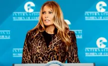 Melania Trump exhorta a estudiantes a participar en proyecto de IA