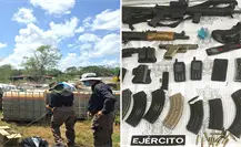 Operativos coordinados de seguridad aseguran armas, drogas y tomas de hidrocarburos en 11 estados