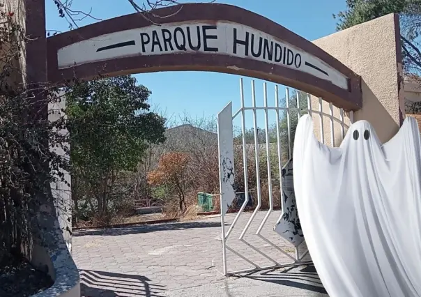 Parque hundido en Saltillo, del olvido al terror en la capital de Coahuila 