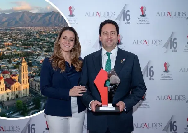 Saltillo líder en competitividad, recibe premio nacional a las mejores prácticas de gobierno