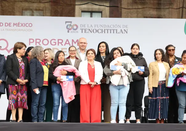 Clara Brugada lanza "Desde la Cuna": apoyo de mil 200 pesos para familias con hijos de 0 a 3 años