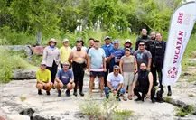 Preservan el patrimonio natural de Yucatan con el retiro de basura del cenote Chen Ha