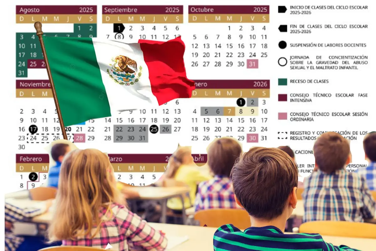 Calendario de la SEP para el regreso a clases. Foto: Canva