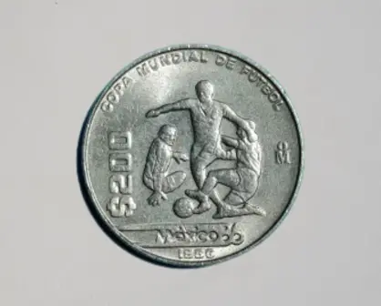 ¿Tienes la moneda del Mundial México 86? Esto es lo que vale en 2025